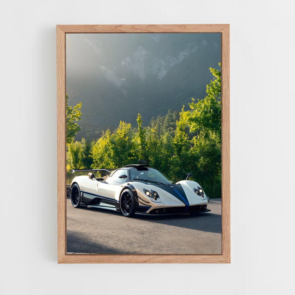 Poster Vitesse Éthérée – affiche Pagani (vue 4)